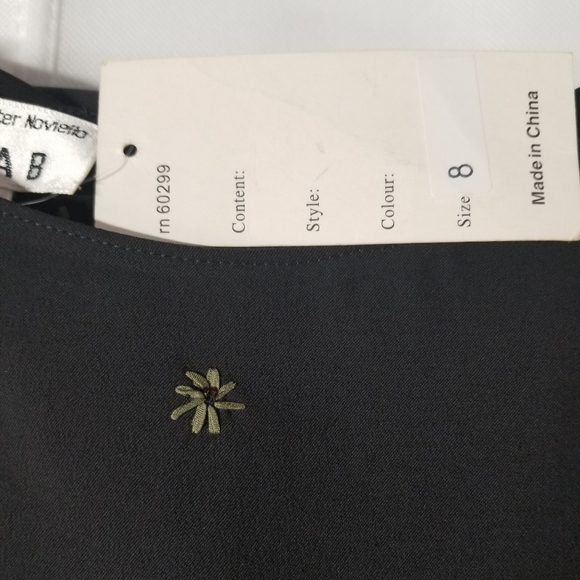 Chetta B by Sherrie Bloom and David Noviello Black Dress, Size 8, NWT, Vintage - Picture 10 of 11